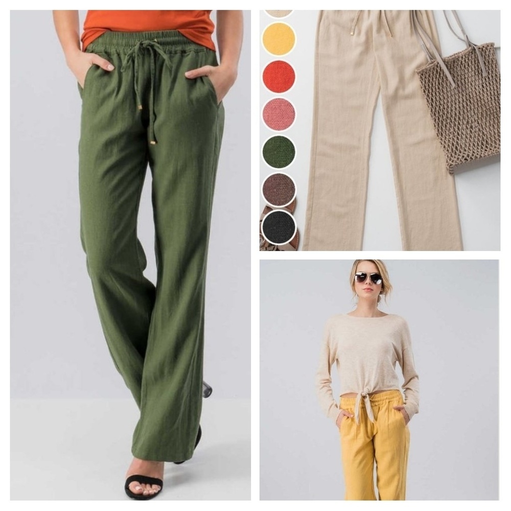 LINEN TYPE PANT - Picture 2 of 3